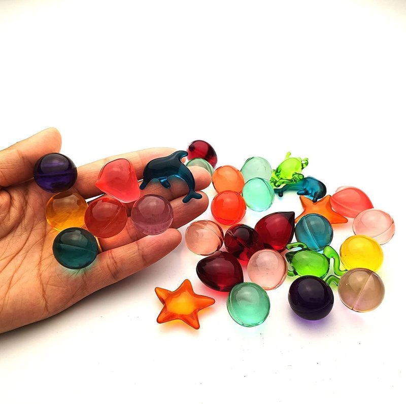 35pcs Set Bath Oil Beads Floral Fragrance Bath Pearls SPA Shower Oil Moisturizing Essential Oil for Bathing Skin in Hotel Home Travel bathtubs