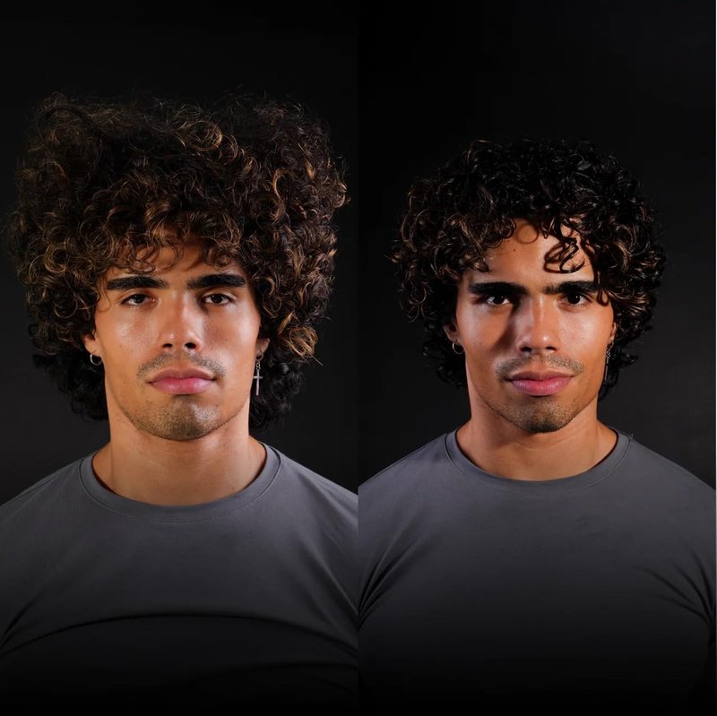 BASED Curl Mousse - Instant Volume & Definition with Flexible Hold - Lightweight Formula with Agave & Rice Protein - Non-Toxic, Silicone Free for All Curl Types (6.8 fl oz, Pack of 1)