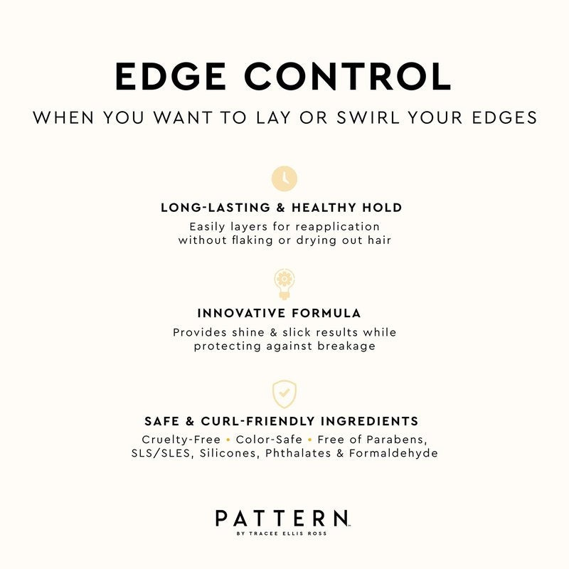 PATTERN Beauty by Tracee Ellis Ross Edge Control w Mango Seed Butter for Curly Hair