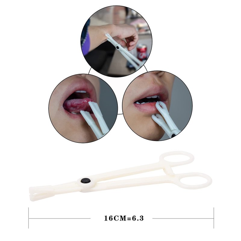 4PCS Disposable Piercing Clamps Set, Septum Clamps Piercing Forceps Piercing Clamps for Belly Navel Ear Piercing Septum Nipple Labret Eyebrow Tongue Nose Piercing