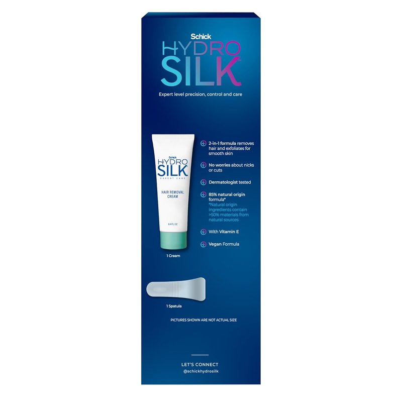 Schick Hydro Silk Depilatory Cream - Smooth Skin for Body & Bikini Area | 6 oz