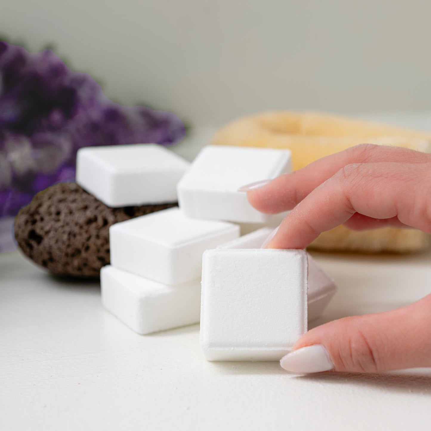 Zensah Calming Lavender Sport Shower Steamers - Made in USA with Essential Oils, Relaxing Aromatherapy Self Care Gifts, Unique Scent Bombs, Father’s Day Gifts for Runners and Athletes