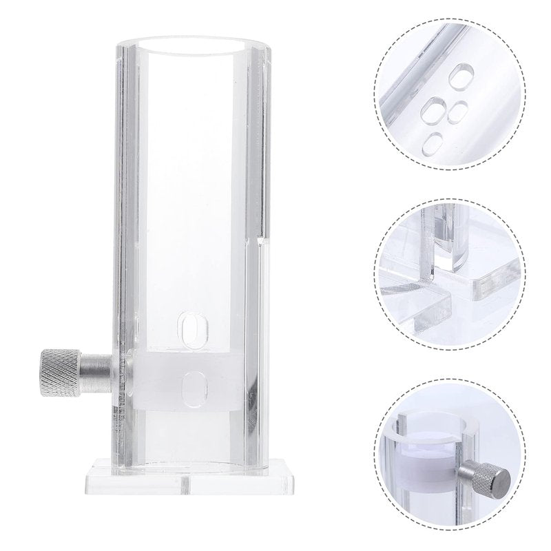 Scicalife Mouse Restrainer, Acrylic Transparent Laboratory Mice Restrainer for Research, Mouse Holder for 25-50G Gram Mice, Cages Fixing Tool Lab Equipment