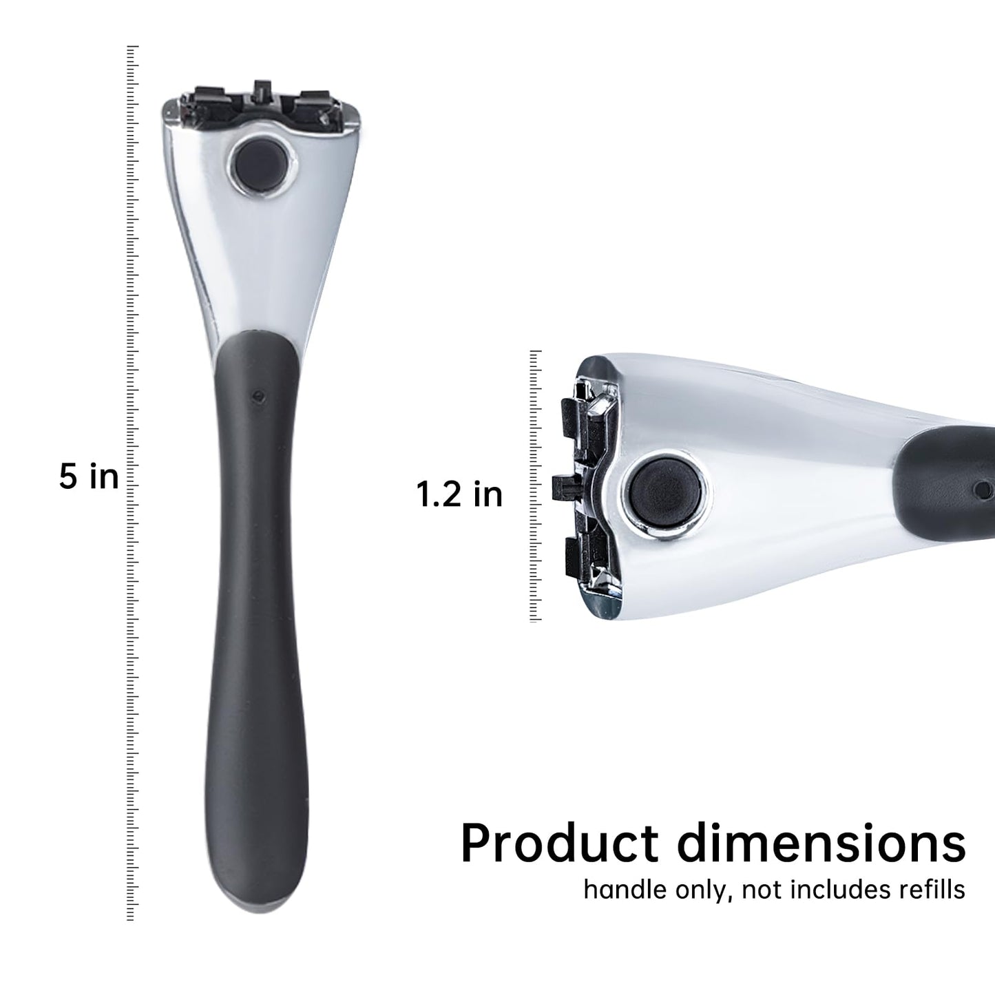 TEITEAI Metal Razor Handle Compatible with Billie Only