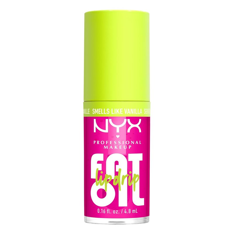 NYX Fat Oil Lip Drip - Tinted Moisturizing Lip Oil Gloss, 12 HR Hydration | Sheer Pink
