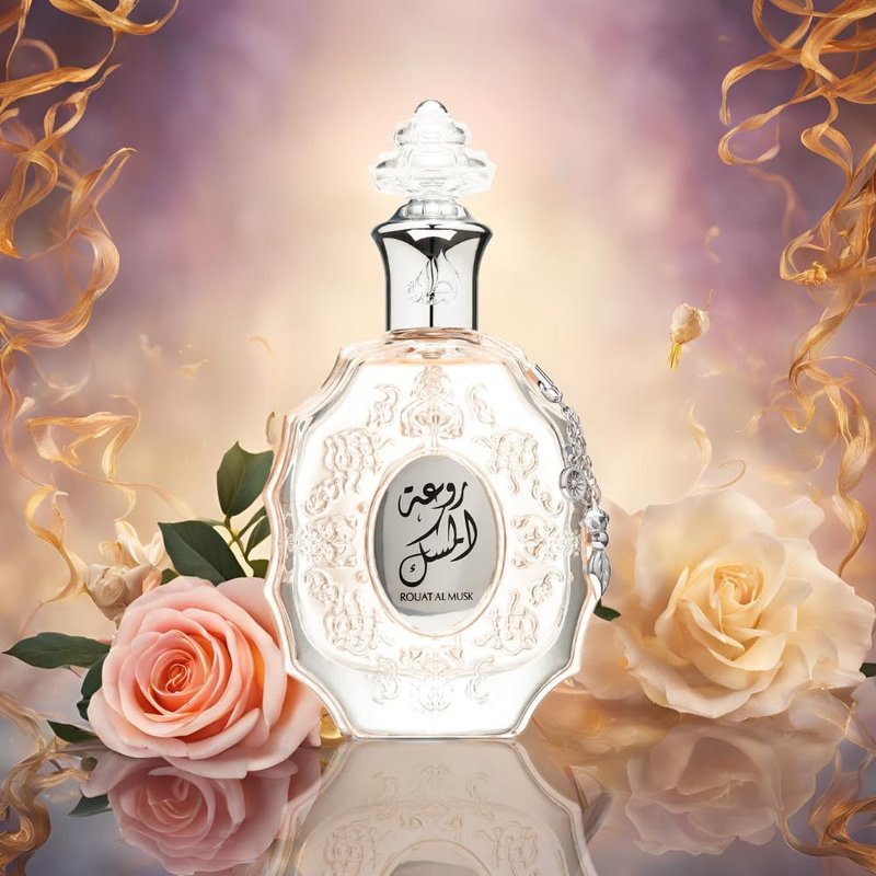 Lattafa Perfumes Rouat Al Musk Eau de Parfum Spray - Unisex Fragrance, 3.40 Ounces | 100 ml