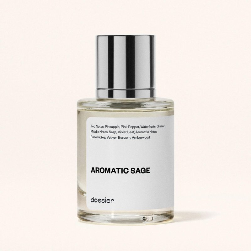 Dossier Aromatic Sage Eau de Parfum - Inspired by Born in Roma Uomo - Long-Lasting Masculine Scent - 1.7 fl oz (50ml)