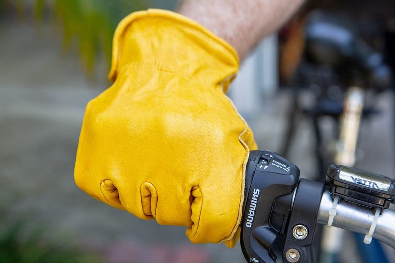 G & F Products unisex adult leather gloves, Yellow, X-Large Pack of 3 US