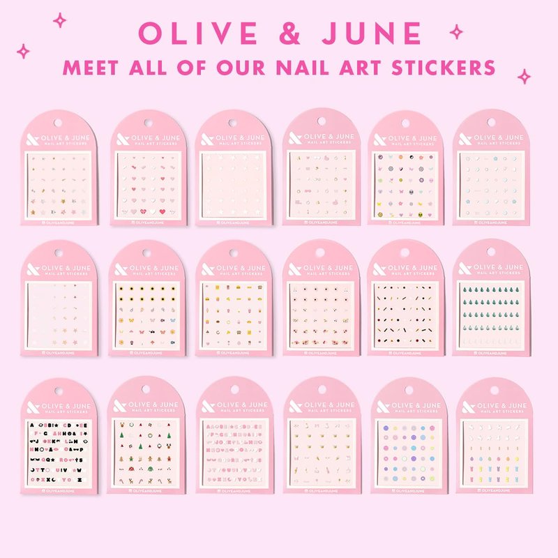 Olive & June Nail Art Stickers | Star Wars: The Mandalorian & Grogu | Easy-to-Use Nail Designs | Nail Art Made Easy | Hand-Screened, No-Fade Ink | Accent, Mix & Match, or Cover Chipped Polish | Grogu