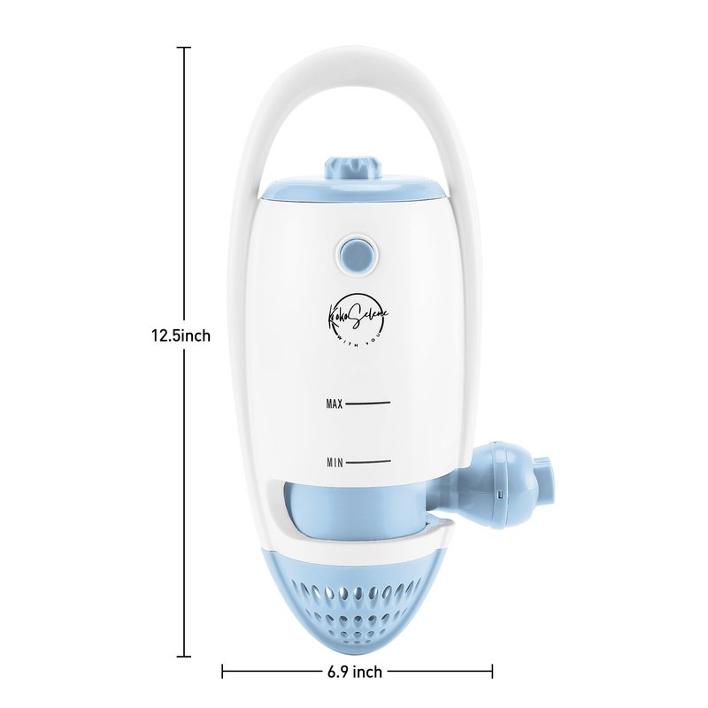 KokoSelene Bath Jets for Tub, Portable Bathtub Jets for Home Spa, Creates Soothing Bubbles and Massage for Relaxing Daily Use (Blue)