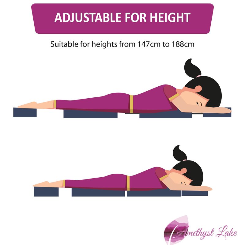 Amethyst Lake Pregnancy Massage Cushion, Prenatal Bolster Full Body Relaxing, Prenatal Pregnancy Positioning System, Ideal Cushion to Release Lower Back Pain.