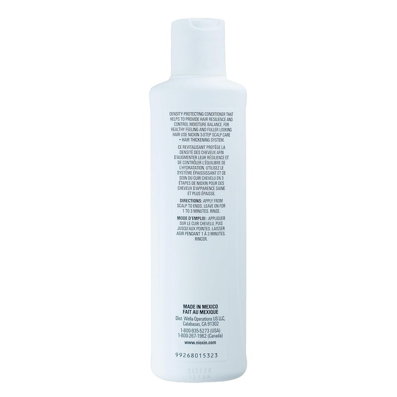 Nioxin System 3 Conditioner - Scalp & Hair Thickening for Colored, Dry, & Damaged Hair | Nourish with Niacinamide & Biotin