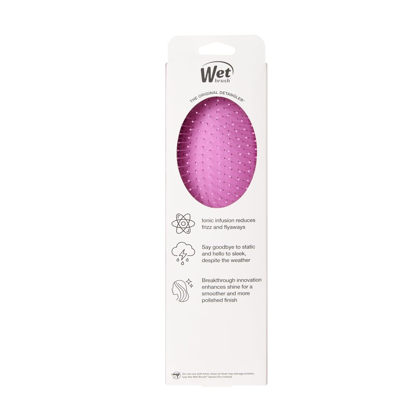 Wet Brush Frizz-Free Detangler Brush - Ionic Technology for Smooth, Frizz Control | Purple, All Hair Types