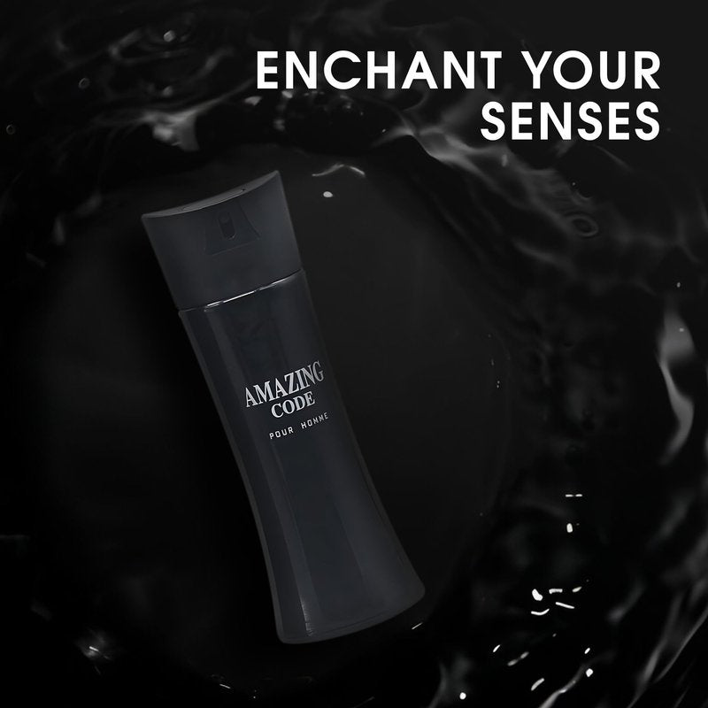 A CENTER Men's Cologne Gift Set 4 x 3.4 FL oz|Luxury perfume with Premium Presentation Box|Perfect Valentine's Day Gift for Him|Long Lasting Fragrance(CoolOceanM&Vintag&Amazing&Aqua)