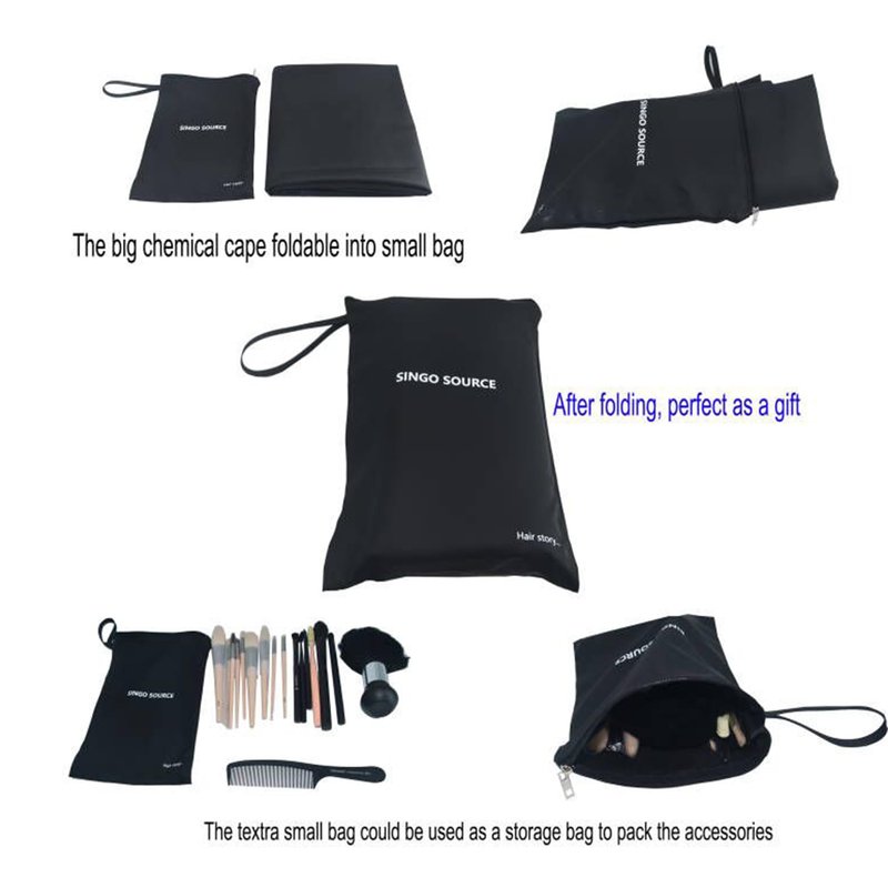 Professional Waterproof Hair Cape - Chemical Resistant Hairdresser Cape For Dyeing - Adjustable Neck And Hand Hole - Bleach Proof Hair Capes