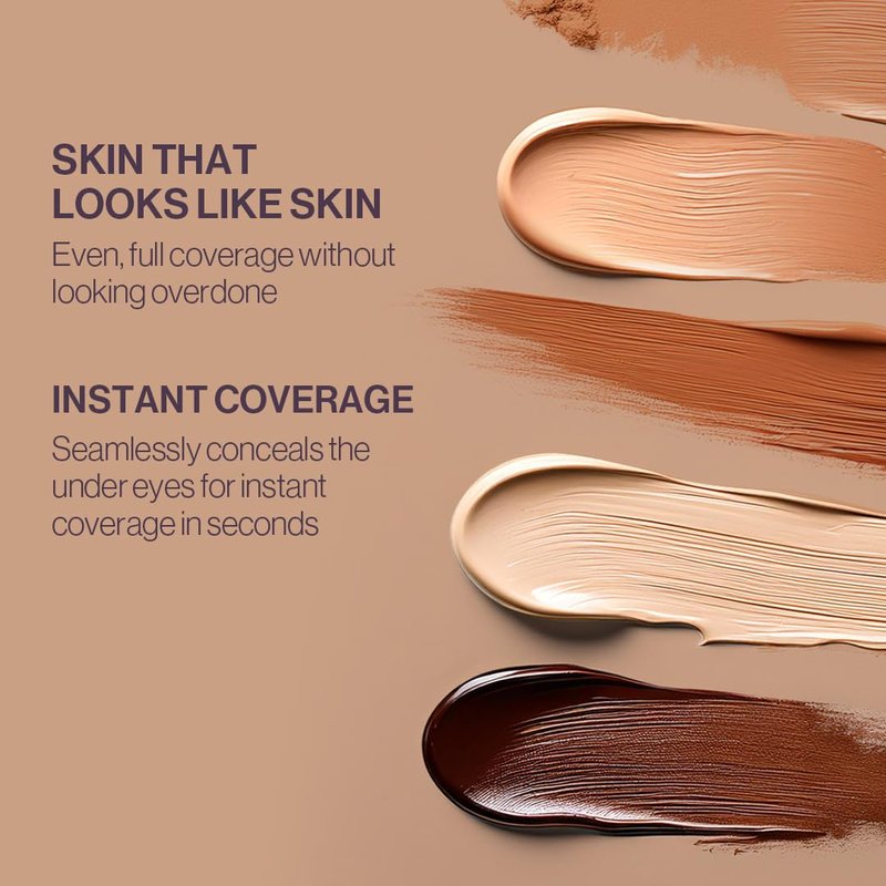 Anisa Beauty Angled Concealer Brush - Precision Application for Cream & Liquid Concealer | Soft Vegan Fiber for Flawless Blending