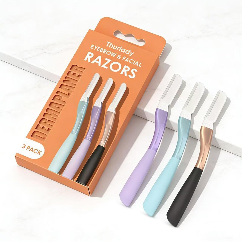 THURLADY Dermaplane Razor, Face Razors for Women, Pack of 3