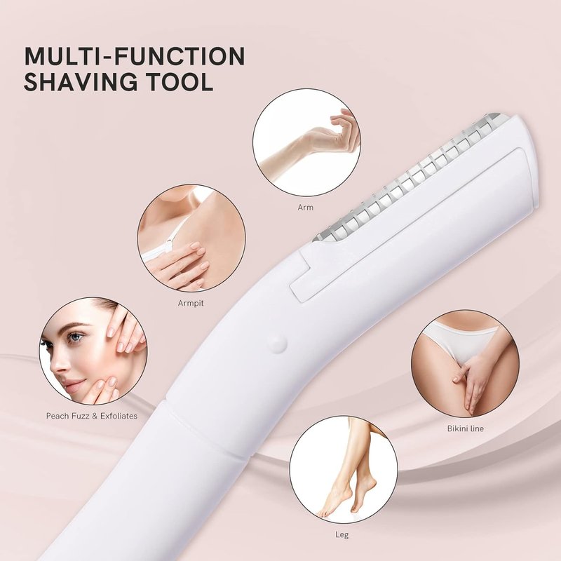 Japanese Eyebrow Razors Set - Dermaplane Tools for Exfoliating Peach Fuzz & Fine Hair | Small Size for Men & Women