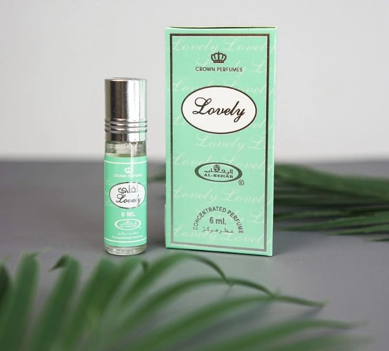 Al-Rehab Lovely Perfume Oil - 6ml (.2 oz) Long-Lasting Fragrance for All-Day Wear
