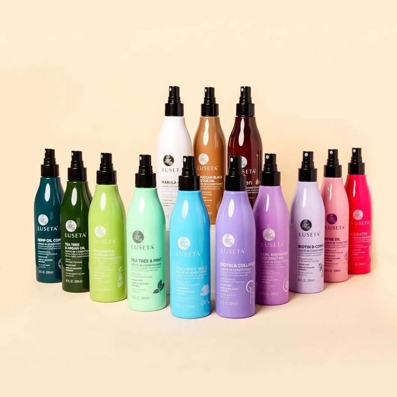 Luseta Biotin Leave in Conditioner for Dry Damaged Hair, Natural Thickening Volume Conditioner for Thinning Hair,8.5 Fl Oz, Hair Detangler Spray for Women and Men