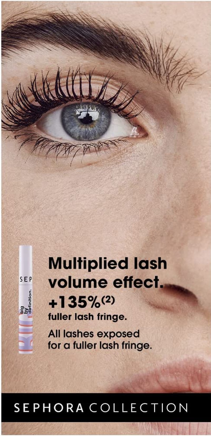 Sephora Collection Big By Definition Defining & Volumizing Mascara - Long-Wearing Mascara That Provides Fuller-Looking Lashes (2 PACK)