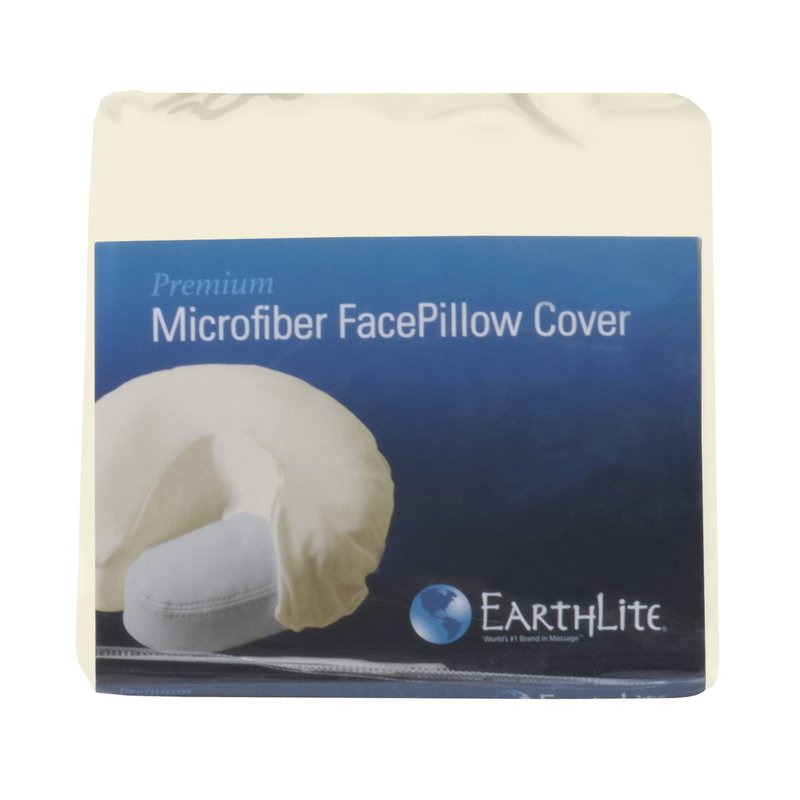 EarthLite Premium Microfiber Massage Sheet Set - Silky, Wrinkle Resistant, Quick Drying, 3piece Set (Fitted, Top, Face Pillow Cover), Cream, Full, 31862