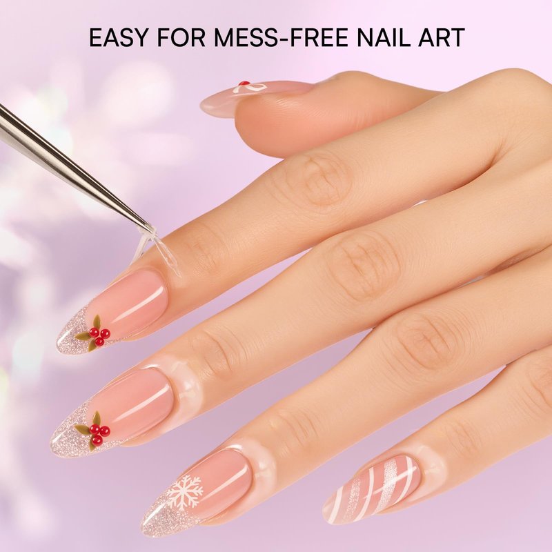 Makartt Liquid Latex for Nails: Nail Polish Barrier Peel Off for Clean Edges, Quick Dry Peel Off Cuticle Guard, Latex Tape for Nails Gel Polish, Stamping, Chrome Powder for Nail Art Home Salon Use