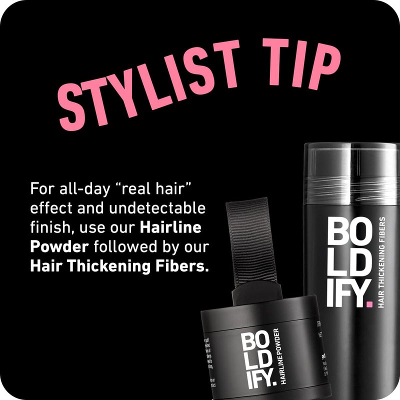 BOLDIFY Hairline Powder Color Sample Kit - Water-Resistant Root Touch Up Hair Color for Gray Coverage - 24-Hour Stain-Proof, Mess-Free Hair Powder for Thinning Hair - Light + Medium Browns