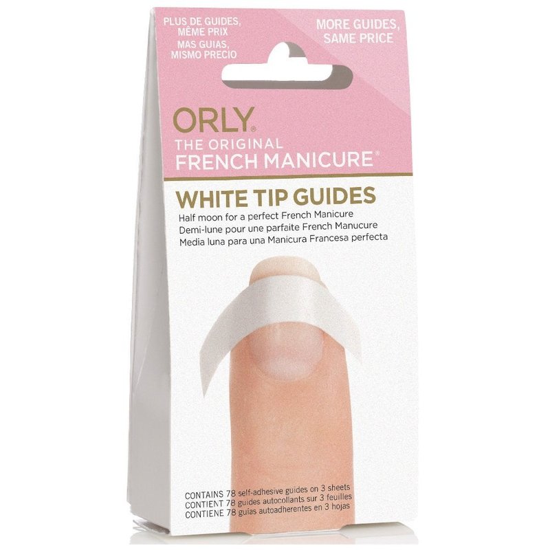 Orly Half Moon Nail Art Guides - 78 Count for Perfect Manicure Designs