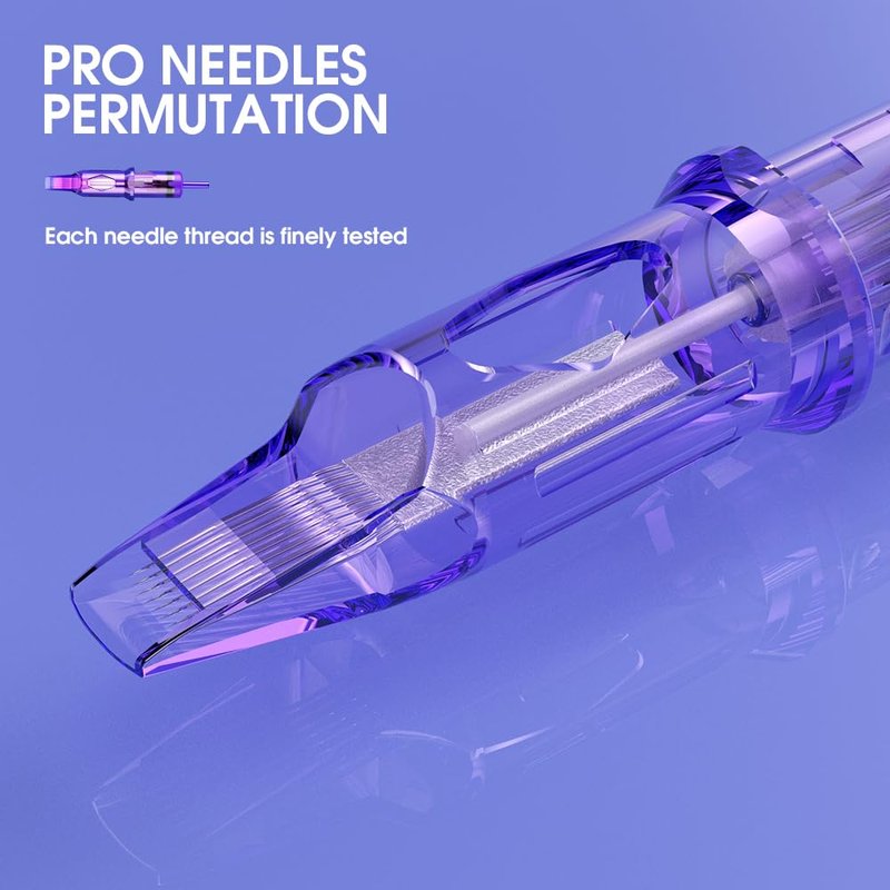 Mast Pro Tattoo Cartridges 20Pcs Disposable Needles Curved Magnum 1005RM