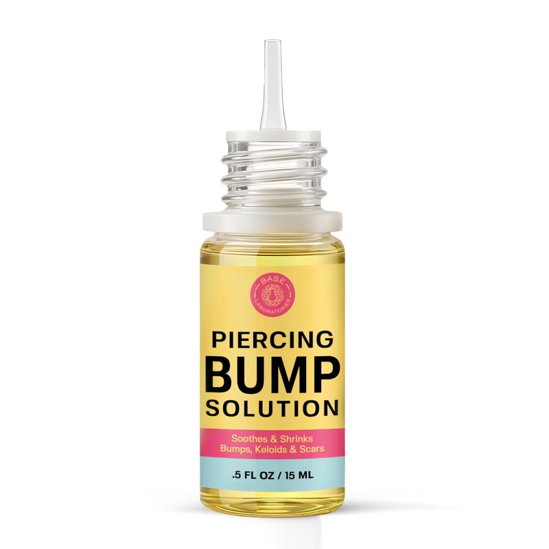 base labs piercing aftercare kit - bump oil and saline gel - pack of 2