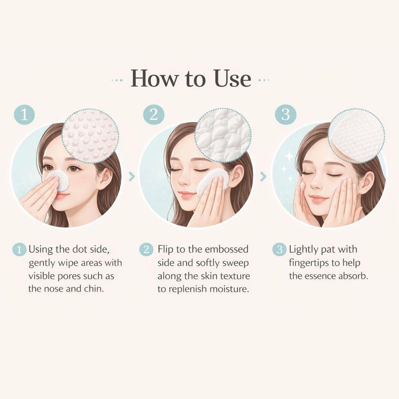 Botem LAHA Exfoliating Toner Pads | LHA, Niacinamide & Hyaluronic Acid – Gentle Exfoliating, Hydrating & Pore Care | 10 Pads
