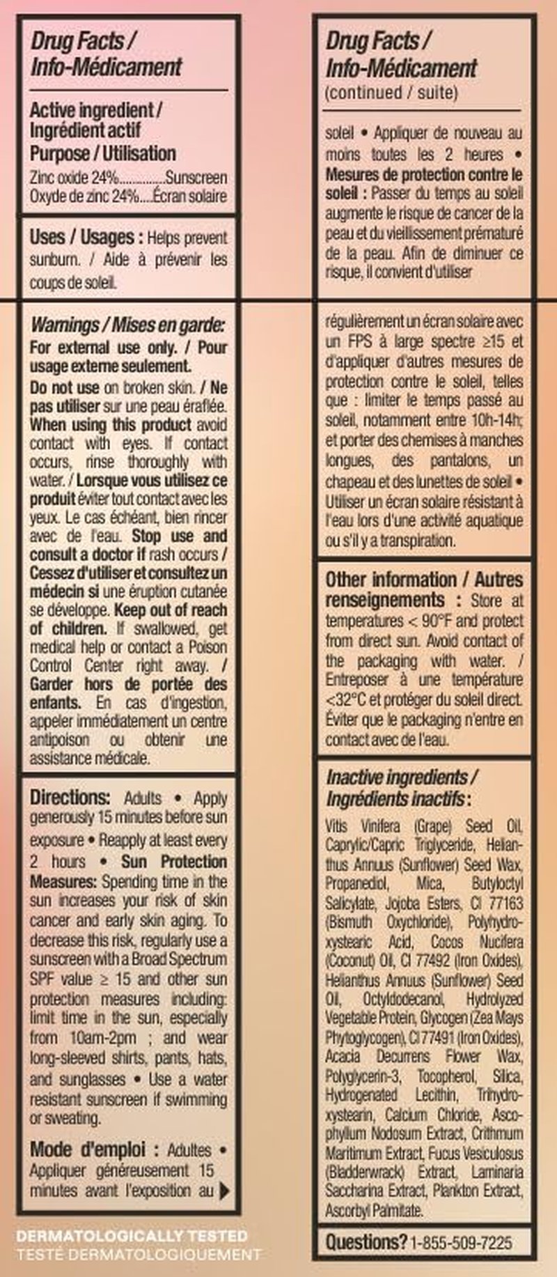 ATTITUDE Oceanly Tinted Shimmer Face Cream Stick - SPF 30, EWG Verified, Plastic-Free, Universal Tint, 1 Ounce