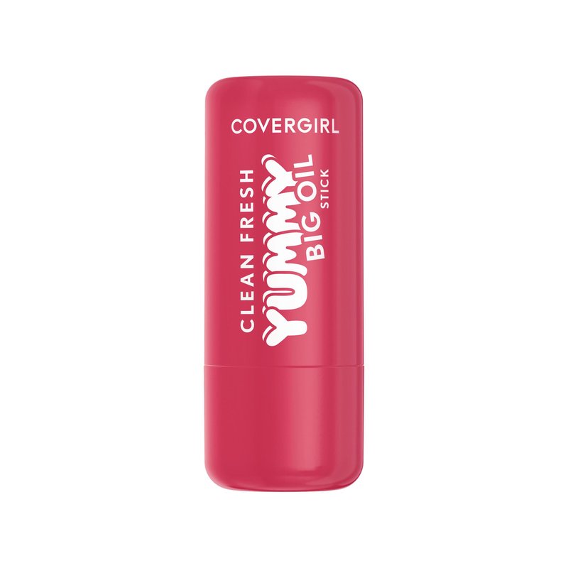 COVERGIRL Clean Fresh Yummy Big Oil Stick, Flavored Lip Oil, Dewy Finish, Non-Greasy - 160 Honey, I Glow (Sheer Dusty Rose)