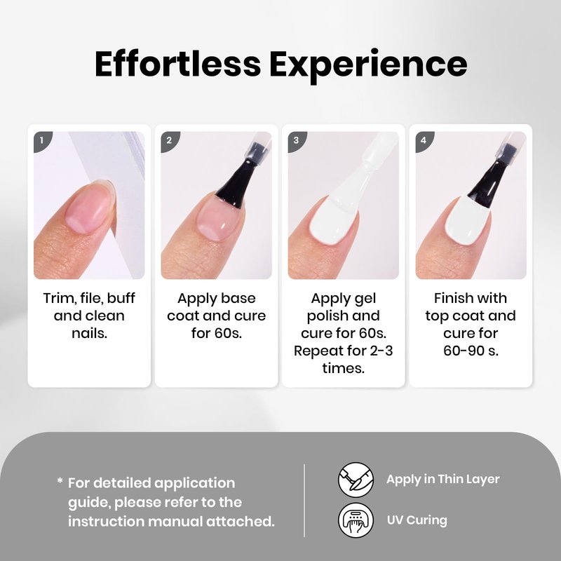 beetles 10ML White Gel Polish - 1pc Pure White Gel Polish French Nail Art Manicure Salon DIY Design at Home Soak Off UV Gel 4th of July Nails