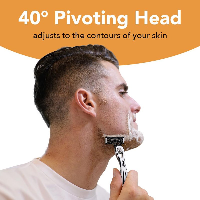 BIC Flex 5 Men’s Disposable 5-Blade Razors, Pivoting Head and Precision Edging Blade, 10-Pack