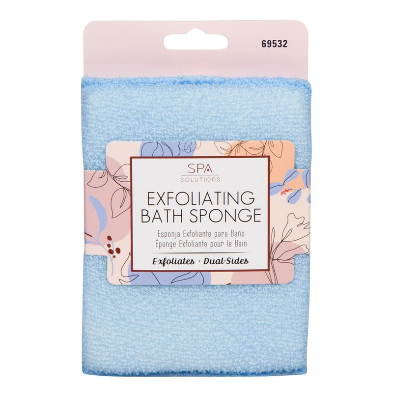 EXFOLIATING Bath Sponge: Baby Blue