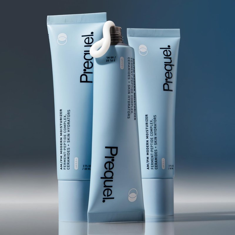 Prequel Skin AM/PM Modern Moisturizer – Hydrating Face Cream with Peptides, Ceramides & Glycerin for Dry, Sensitive, or Combination Skin – Non-Greasy Moisturizer for Barrier Support