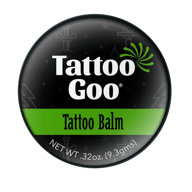 Tattoo Goo Tattoo Aftercare Balm, 0.75 oz & 0.32 oz, Travel Duo, Natural Olive Oil & Beeswax, Supports Vibrant Color, Hydrates Fresh Ink, Moisturizing & Lightweight, No Petroleum, Mild Scent