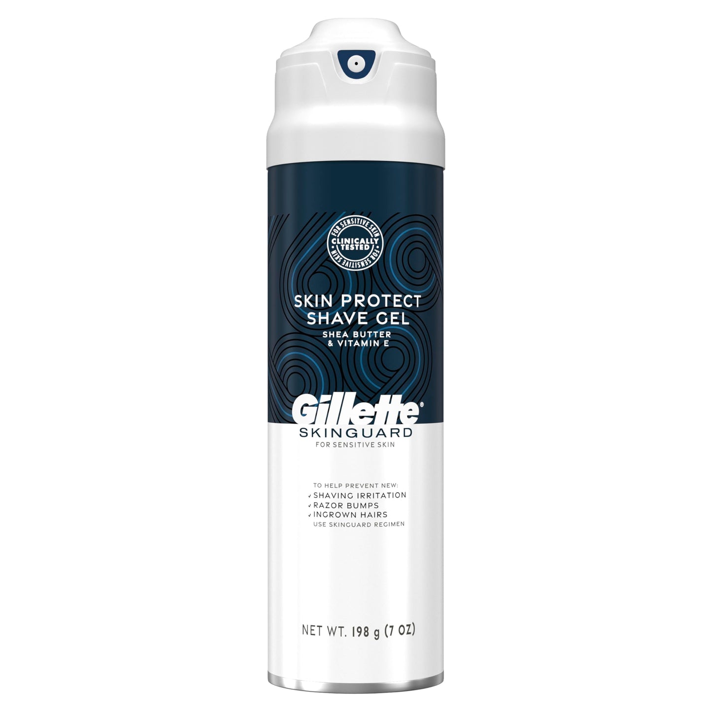 Gillette SkinGuard Shave Gel for Men, 7 oz Skin Protect Shave Gel with Shea Butter and Vitamin E