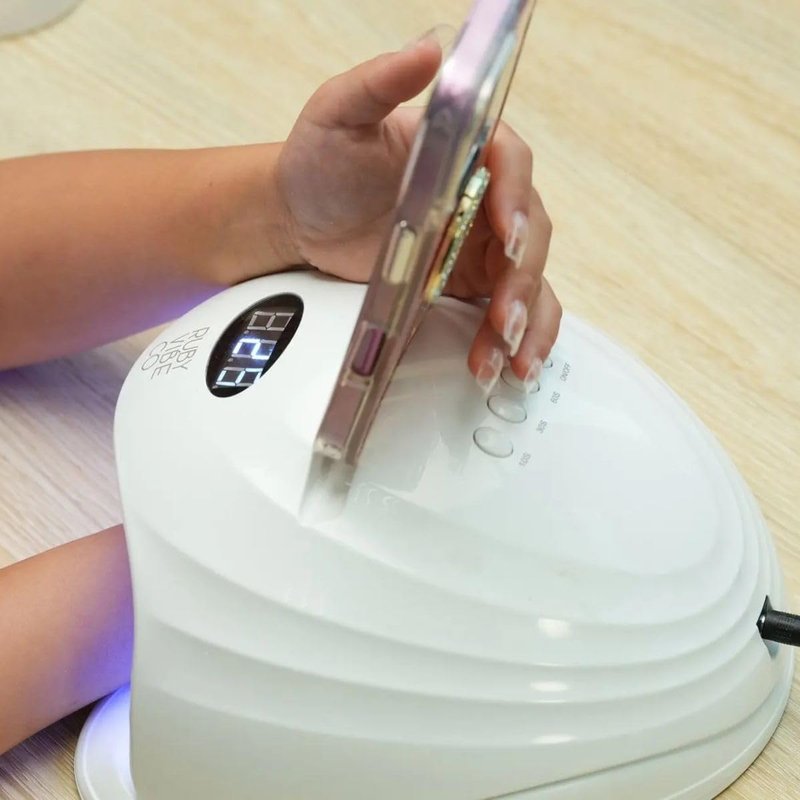 48W UV LED Nail Dryer for Gel Polish with 36 LED Beads, Phone Holder, Automatic Sensor and 4 Timer Settings for Gel Nail, Toe Nails
