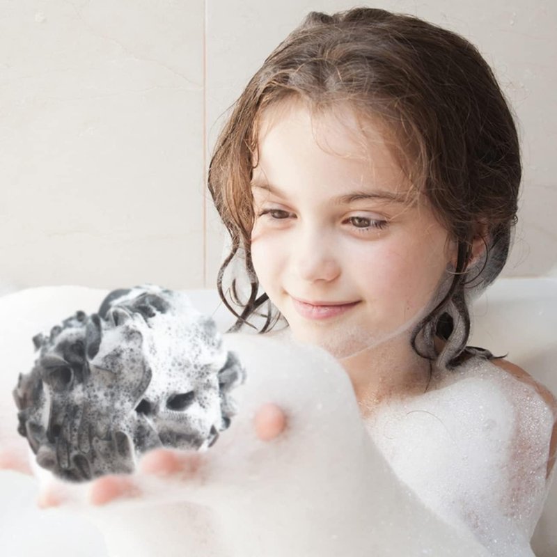 Exfoliating Shower Loofah Sponge Set - 10 Pcs Bath Poufs for Men & Women | Soft, Durable, Ideal for Body Wash