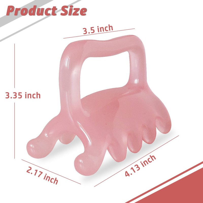 Large Fascia Massage Blaster Tool for Cellulite, Myofascial Release, Muscle Knots, Trigger Points, Cellulite Massager Tool for Body Tension Relief Promote Lymphatic Circulation Pink
