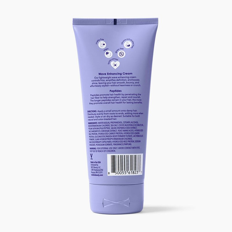 V&Co. Beauty Wave Babe - Wave Enhancing Cream for Defined, Bouncy Waves | 8 oz