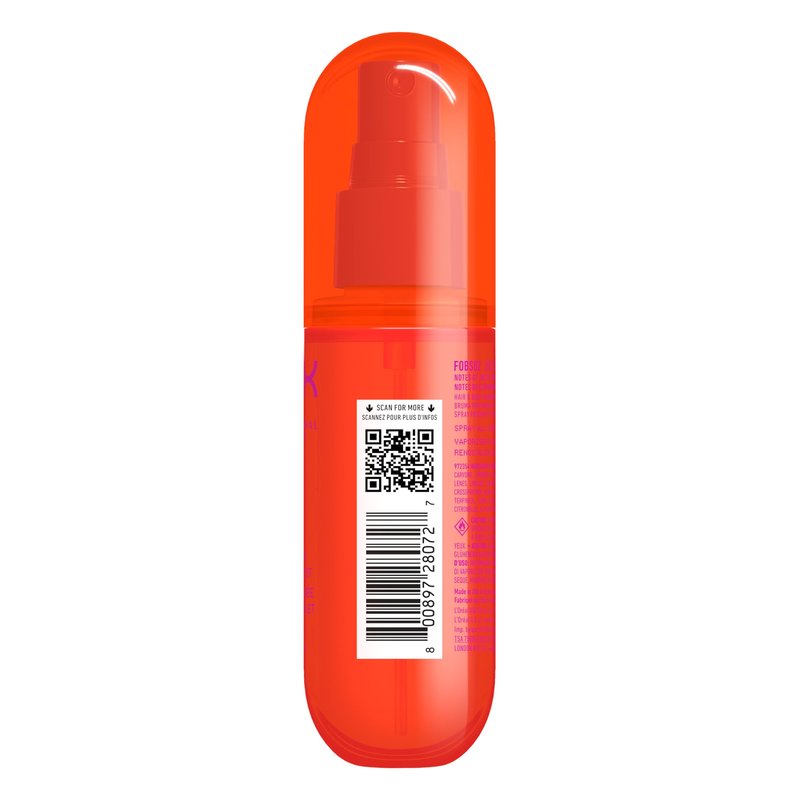 NYX PROFESSIONAL MAKEUP Fat Oil Fragrance Mist Perfume in Juicy Boo, Citrus Scented Long Lasting Hair & Body Spray, Mango & Musk Notes, Vegan & Cruelty Free, 2.7 fl oz