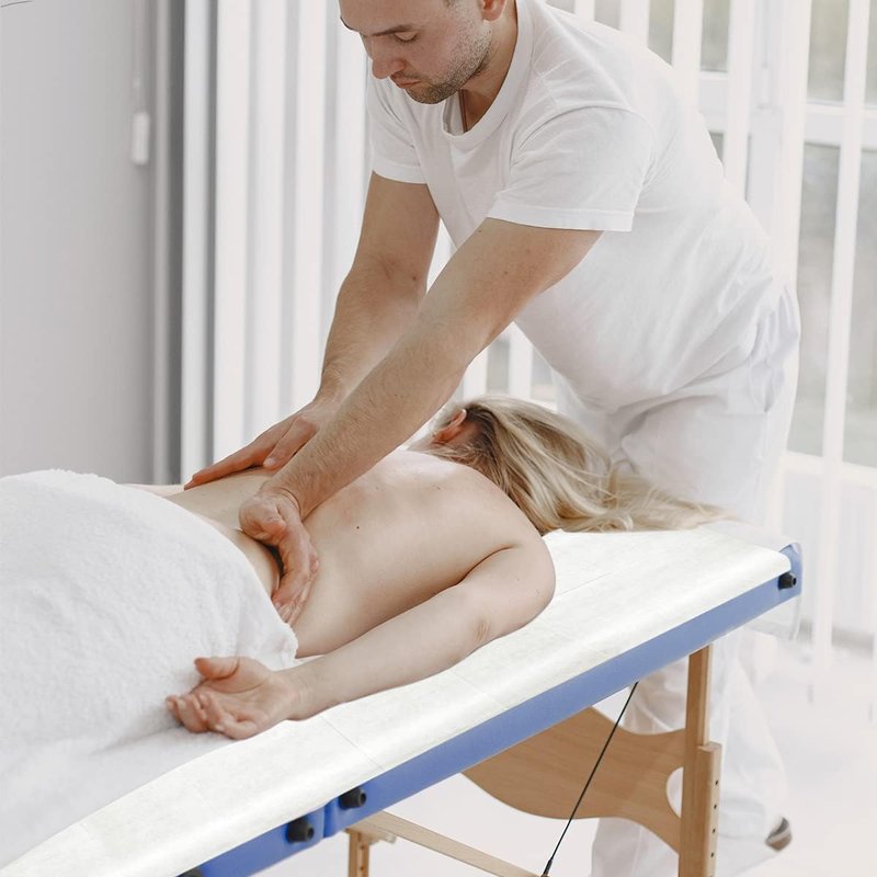 Disposable Bed Sheets - Non-Woven Fabric Massage Table Covers | 100PCS, 71" x 31", Ideal for Spa & Salon