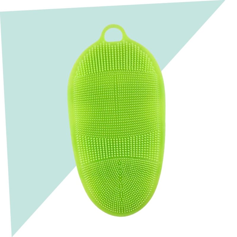 Healifty 2Pcs Silicone Body Scrub Gloves for Exfoliating and Spa Massage Bath Shower Gloves for Women Men Baby Gentle Skin Care 8.66X4.33 Inches