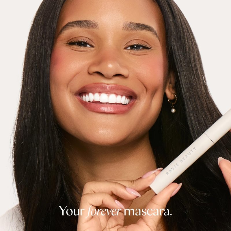 Ravie Beauty Effortless Lash Classic Curve Mascara BLACK (Black) - Lengthening and Volumizing Mascara, Smudge Proof, Flake Free, Buildable, Long Lasting, Washes Off with Warm Water