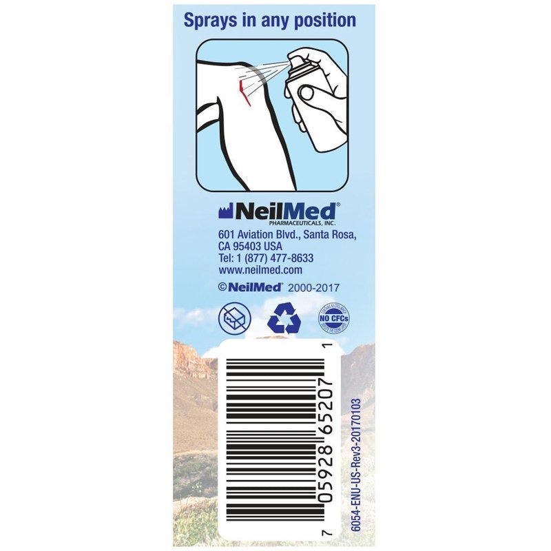NeilMed Neilcleanse Wound Wash Antiseptic Sterile Saline, 75 mL