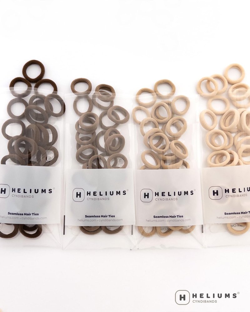 Extra Small Hair Ties - No Damage Mini 0.7 Inch Soft Seamless Bands for Toddlers & Kids - 40 Count | Black